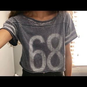 Light blue/ violet Hollister shirt.